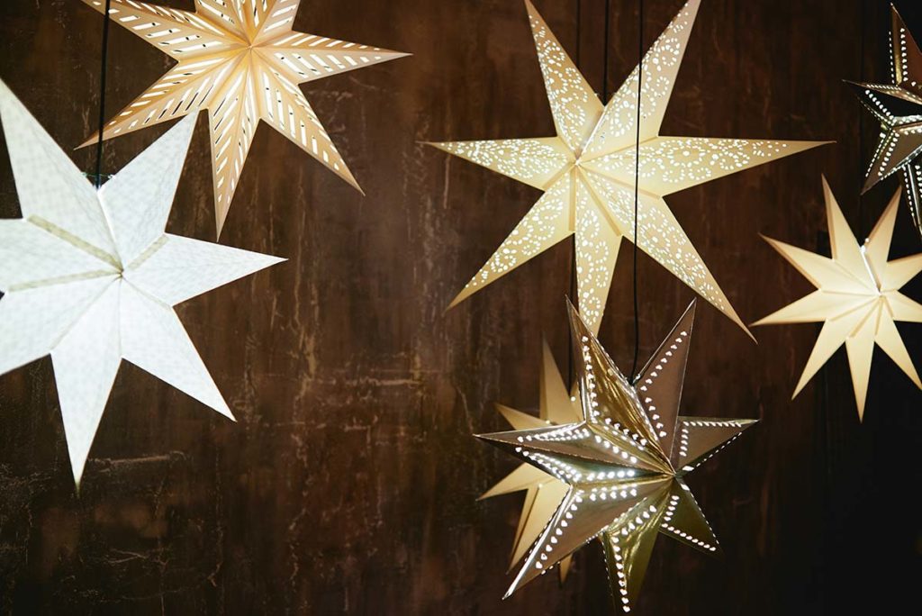 Holiday star lights
