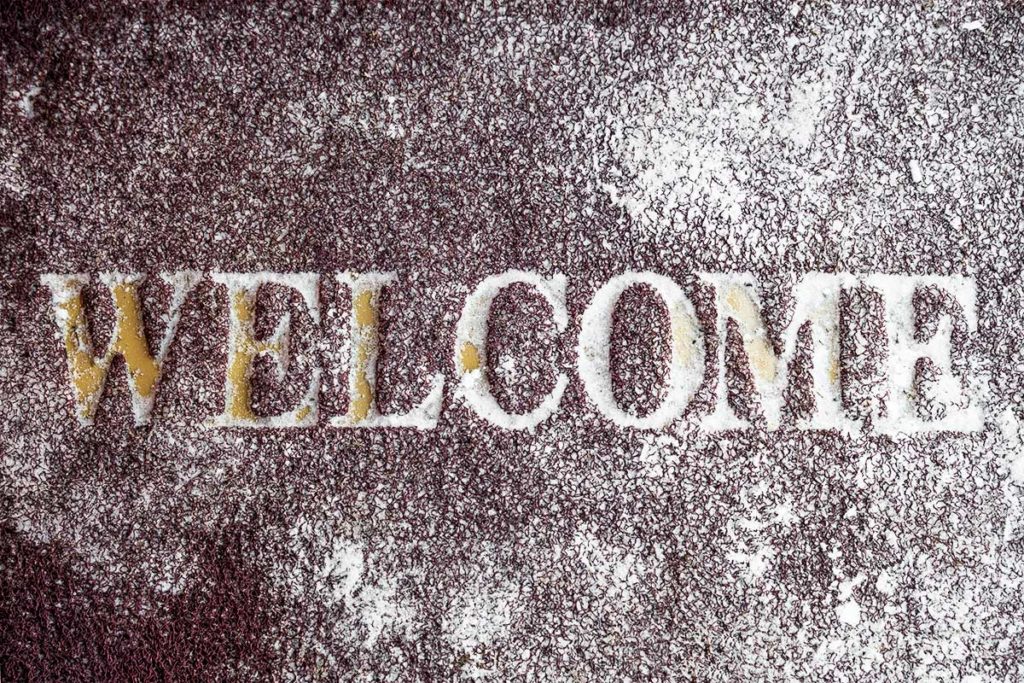 Snowy Welcome