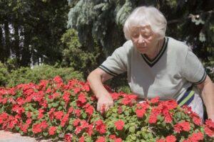 community service outreach gardening help 55 plus communities
